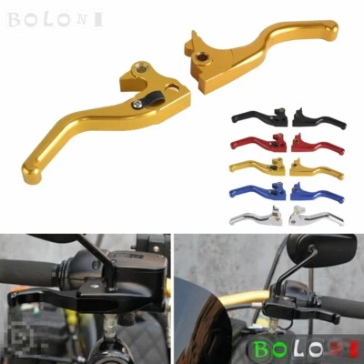 Juego de palancas de embrague de freno de mano Iron Shorty para Harley Sportster 1200 883 2014-2022 Foto 1 de 4