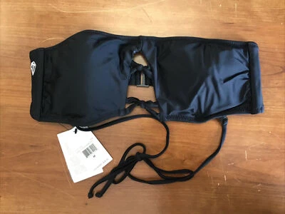 Volcom Simply Solid Bandeau, Black, Size Md - Image 1 of 2