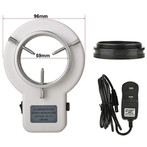 Koppace 59 mm Installationsschnittstelle Mikroskop verstellbare Ringleuchte LED - Bild 1 von 9