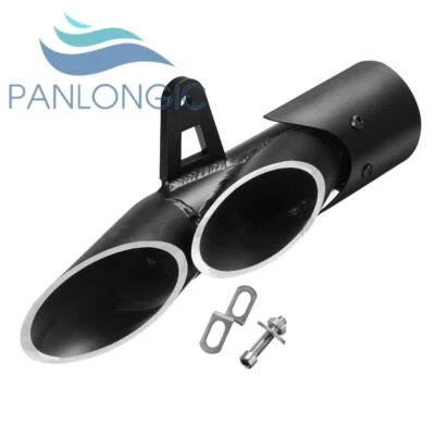 38-51mm Dual Outlet Motorcycle Exhaust Muffler Tail Pipe For Yamaha YZF-R6 - Image 1 of 4