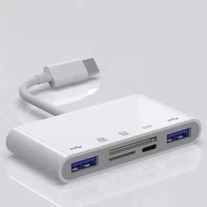HUB Adapter 2016/2017, USB 3.1 to USB 3.0 Output, TF Card Reader and 2-Ports USB - Picture 1 of 7