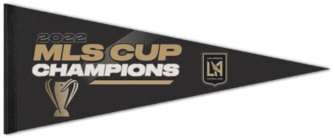 Los Angeles LAFC 2022 MLS CHAMPIONS Premium Felt Commemorative PENNANT Cover