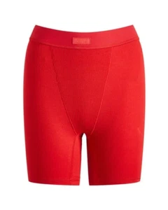 $36 SKIMS BOXER DONNA COTONE ELASTICIZZATO COSTINE MIRTILLO TAGLIA M - Foto 1 di 1