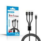 3 in1 Multi Head usb C Charger Fast Charging Cable for Most Devices