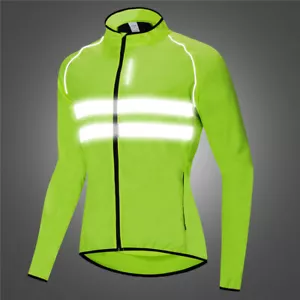 Giacca RectiveCycling alta visibilità antivento impermeabile maglia bicicletta maglia - Foto 1 di 16