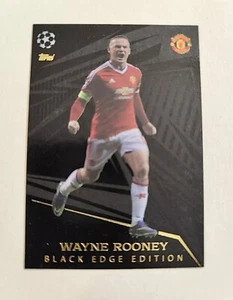 Match Attax Extra 23/24 Rooney Black Edge Manchester Champions League #260 - Picture 1 of 1