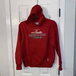 Majestic Youth Lg Cincinnati Reds Therma Base Hoodie 2010 Playoffs MLB - Picture 1 of 5