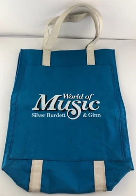 Bolso de Mano World Of Music Plateado Burdett Ginn Libro de Texto Profesor Azul Crema Asas Foto 1 de 4