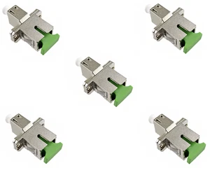 5x LWL Adapter LC/APC Buchse auf SC/APC Buchse Glasfaser Adapter, Singlemode Sim - Bild 1 von 5