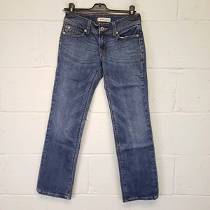 Pantalones de mezclilla elásticos Levi's 570 para mujer MUY BUENOS tiro medio W27 L29 azul regular recto - Imagen 1 de 12