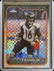 Troy Franklin - Rookie - 2024 Topps Chrome Football - X-Fractor #215 - Bild 1 von 1