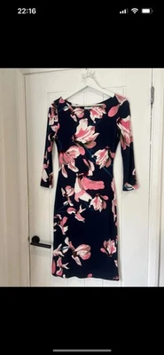 Erdem Floral Jersey Reese Midi Dress Uk 10 Erdem Kate Middleton dress - Image 1 of 4