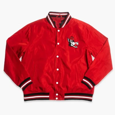 NC State Wolfpack Jacket Varsity Lettermen Basketball Jacket US Tarrif Paid  - Image 1 of 4