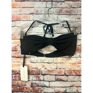 NEW black under protection bikini bra melina bandeau women's size large - Picture 1 of 6