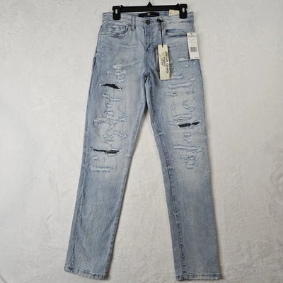 Pantalones de mezclilla Jordan Craig Legacy Edition Collins rasgados desgastados niños 14 azul cielo nuevos con etiquetas Foto 1 de 4