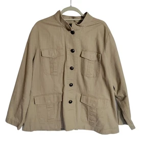 Talbots Jacke mit Bandkragen Baumwolle Übergröße 3X - Bild 1 von 8