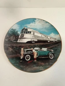1988 Classic American Trains "TAKING THE HIGH ROAD" Ltd Edition Collectors Plate - Picture 1 of 13