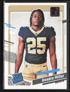 2023 Donruss #22 Kendre Miller Rated Rookie Portrait - Picture 1 of 2