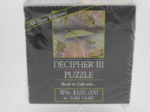 NEU Vintage 1987 Decipher III Gold Puzzle Nr. 36 - Das ultimative Puzzle - Bild 1 von 5