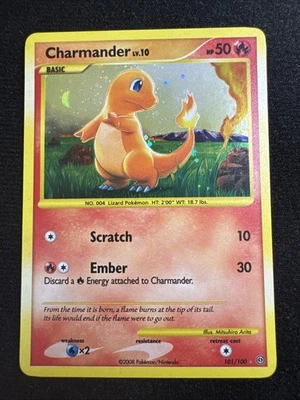 Pokémon TCG Charmander Stormfront Secret Rare 101/100 Holofoil excellent-NM   - Image 1 of 4