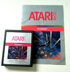 Videojuego Phoenix Atari 2600 Vintage 1982 probado - con manual - Imagen 1 de 2