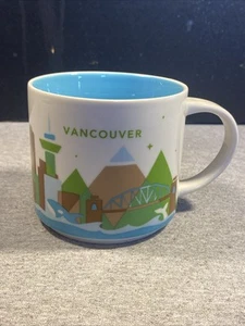 Starbucks Vancouver You Are Here Collection Cup 14 oz 2018 Ceramic Coffee Mug - Picture 1 of 9