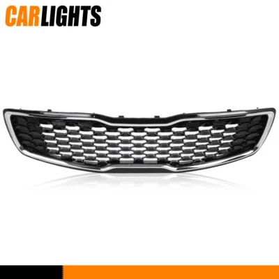 Fit For 2017-2018 Kia Forte5 Hatchback Front Upper Bumper Grille Grill Plastic — 第 1/4 张图片