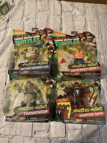 Tales Of The Teenage Mutant Turtles Monsters Mutants Lot Of 4 New In Box Cover