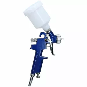 Mini HVLP Gravity Fed Touch Up Paint Spray Gun With 1.0mm Nozzle 125ml Pot - Picture 1 of 4