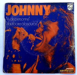 VINYLE 45 tours Johnny HALLYDAY Fils de personne - Picture 1 of 2
