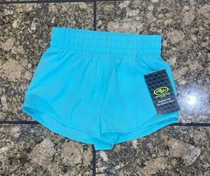 New Old Stock Girls Athletic Light Blue Shorts Size Small 6 NWT - Picture 1 of 2