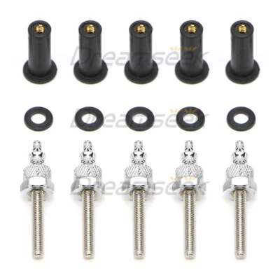 Windshield Well Nut Bolt for Harley Touring Road Glide 1998-2022 Screws Hardware - Image 1 of 4