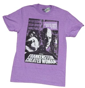 Frankenstein Adult New T-Shirt - Created Woman Distressed Poster Hammer Horror - Picture 1 of 1