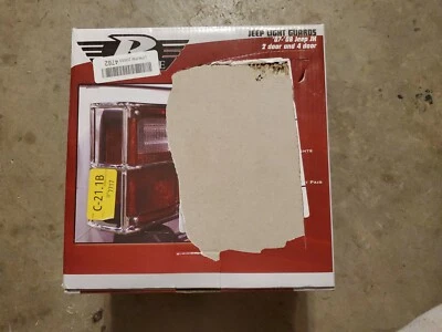 Protectores de luz traseros Rampage Euro para Jeep Wrangler JK JKU 88660 2007-2008 negro Foto 1 de 2