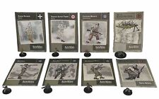 Axis and Allies Miniatures Lot,Greece,Red Devil,French,Bazooka,Mauser, Gun Team
