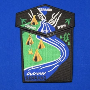 Boy Scout OA Siwinis Lodge 252 Serrano Chapter 2002 NOAC OA Patch Set BK 254C2 - Picture 1 of 2