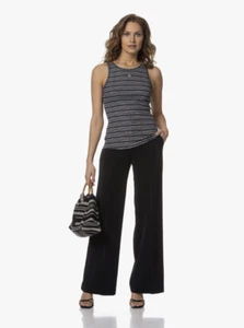 Brandneu Samsoe Damen Hose weites Bein Schlaghose schwarz Freizeithose 2025 - Bild 1 von 16