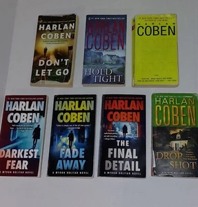 Harlan Coben Mystery Paperback Book Lot Of 7 (Four From Myron Bolitar Series) - Picture 1 of 23