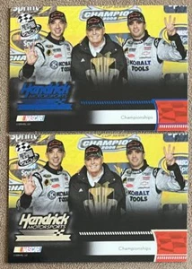 2009 Press Pass Hendrick Lot w/ Blue Foil Championships - Jimmie Johnson #193 - Picture 1 of 2