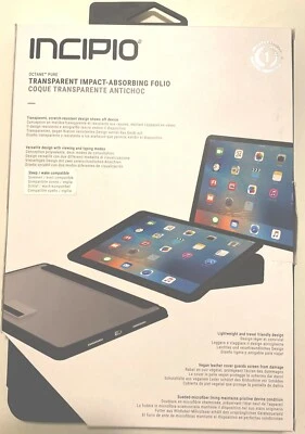 Incipio Octane Pure Transparent Impact-Absorbing Folio for iPad Pro 10.5 - Black - Image 1 of 4