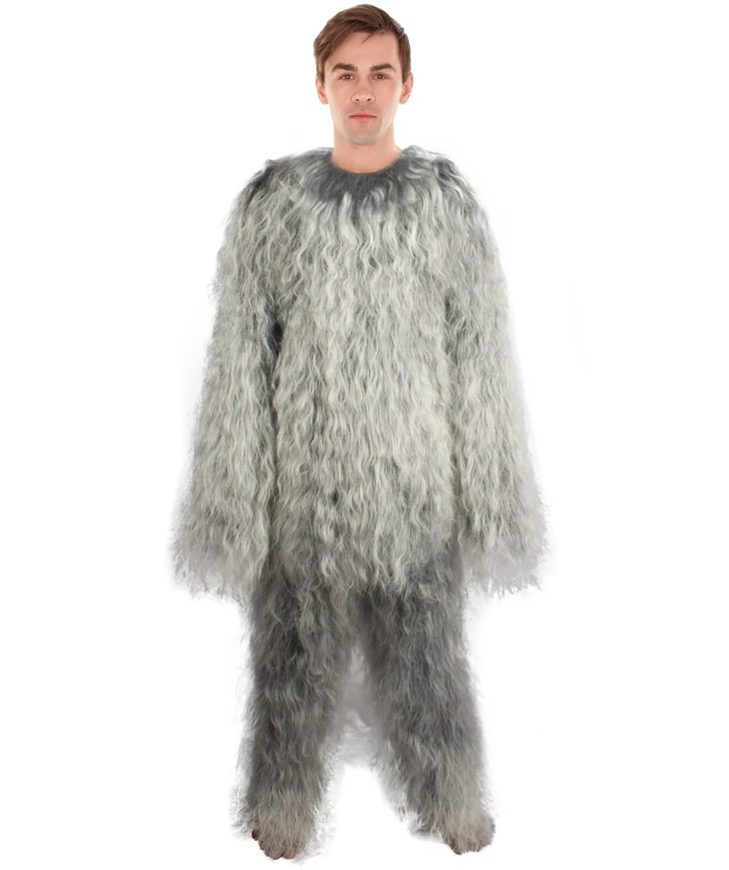Unisex Hairy Warrior Mountain Bigfoot Yeti Costume | Ape Military Leader Costume - Image 1 of 4