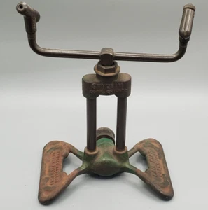 Vintage Sunbeam Corp Rain King Sprinkler Model D-1 Brass Made in USA Lawn Garden - Foto 1 di 18