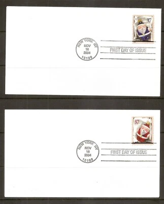 US SC # 3883-3886 Christmas Santa Ornaments FDC . Ready For cachet - Image 1 of 2