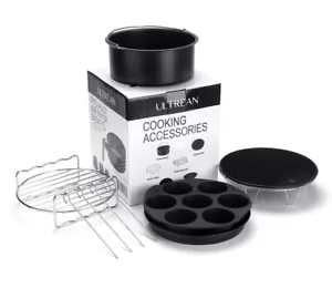Ultrean Air Fryer Cooking Accessories, 6 Pieces For Most Baskets - Picture 1 of 8