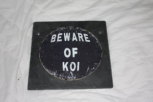 Koi Plaque FISH KOI POND FILTER - Picture 1 of 1