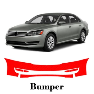 Front bumper PreCut PPF Paint Protection Film For Volkswagen Passat 2012-2015 - Picture 1 of 7