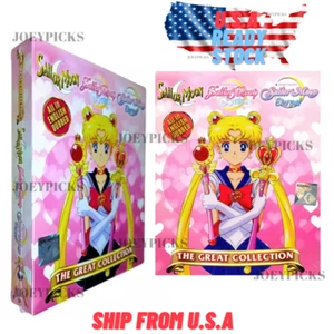 Sailor Moon DVD Complete Collection 1-239 EPISODES+5 MOVIES Eng Dub SHIP FROM US - Picture 1 of 11