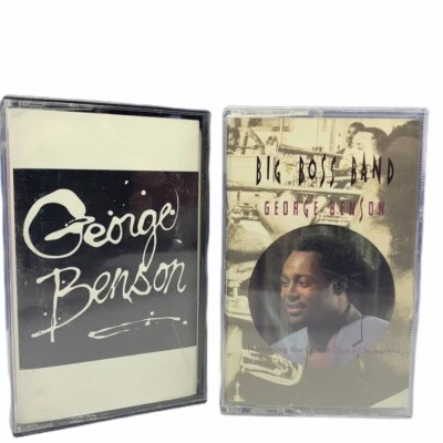 Cassette tape music song vtg mixed lot pair set George Benson big boss band hits - Image 1 of 3