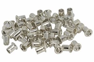3/32" Tinned Flatwork Eyelets for .090" Flatwork - 50 pack - Picture 1 of 2