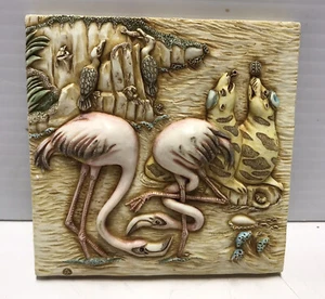 Harmony Kingdom malerische Fliese Flamingo East Noah's Park - Bild 1 von 3